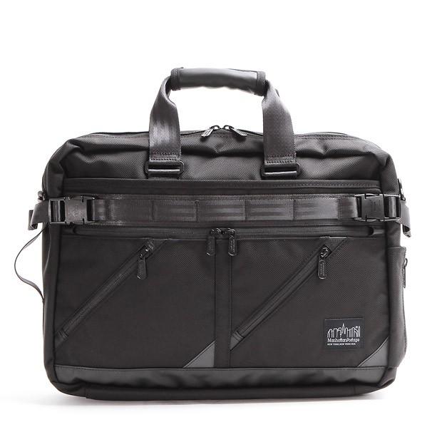 マンハッタンポーテージ ブラックレーベル 3WAY リュック ビジネスバッグ MINETTA TRIANGLE BRIEFCASE MP1744BL NV1｜double-edge｜02