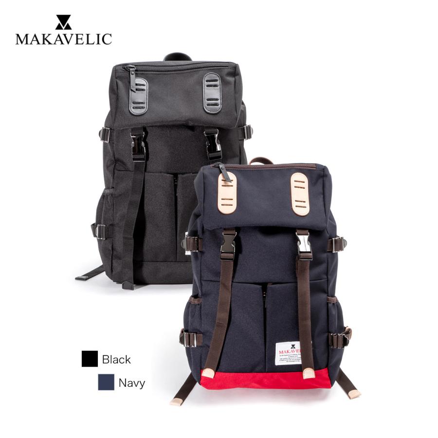 マキャベリック リュック バックパック ダブルベルト PMD MIX デイパック TRUCKS DOUBLE BELT PMD MIX DAYPACK MAKAVELIC 3120-10108 | MAKAVELIC