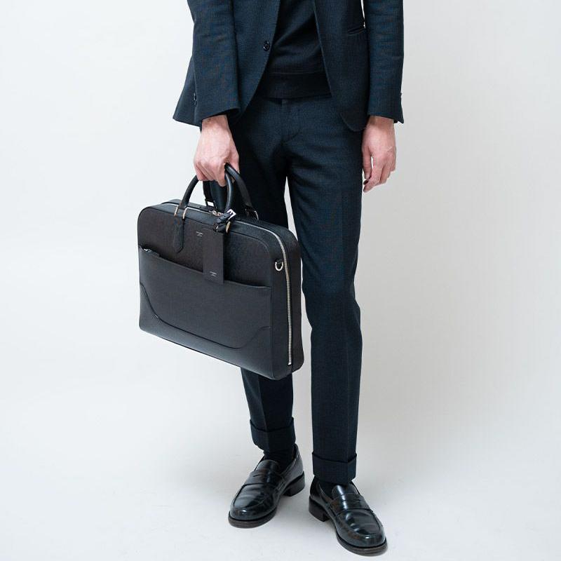 PELLE MORBIDA（ペッレ モルビダ） ブリーフケース メンズ Capitano