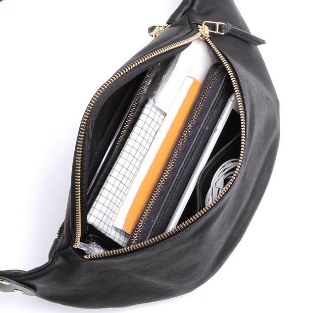 スロウ SLOW ボディバッグ ファニーパック ウエストバッグ 本革 日本製 ルボーノ rubono fanny pack 300S61EG | ルボーノ | 12