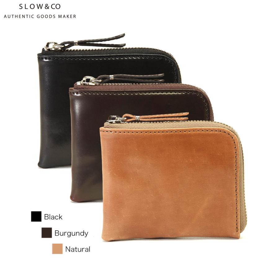 SLOW（スロウ） 選べるノベルティ Cordovan Lzip mini wallet 2