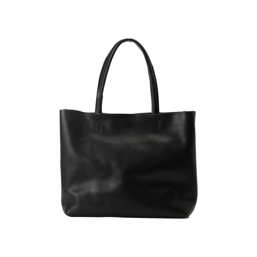 SLOW レザートートバッグ　ブラック SLOW トートバッグビジネスオールレザー大容量通勤本革ブラック