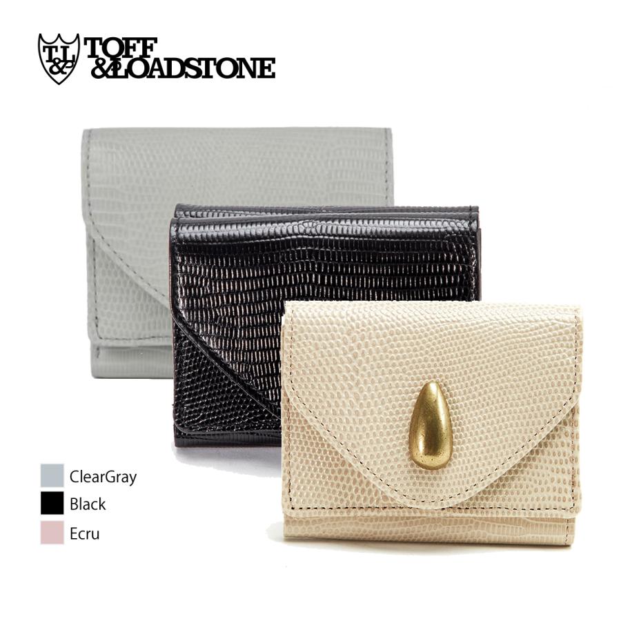 【美品】今期TOFF&LOADSTONE デリスリザードウォレット 三つ折り財布 TOFF&LOADSTONE（トフアンドロードストーン） 三つ折り財布 ミニ