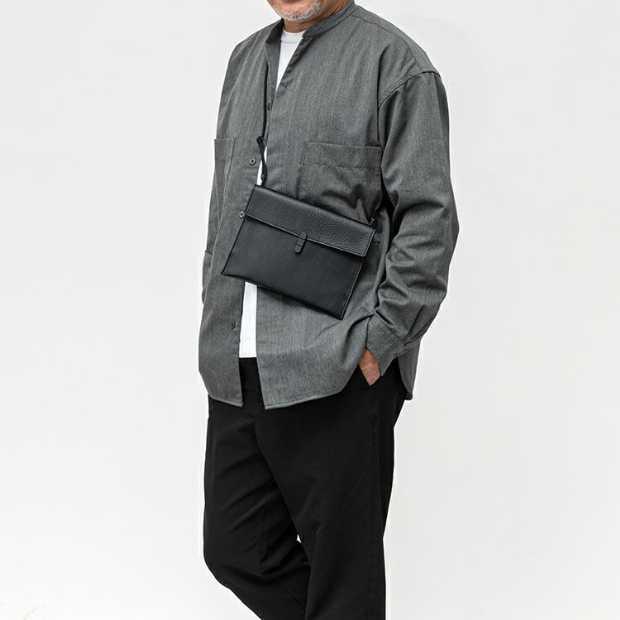 トモエ TOMOE ショルダーバッグ サコッシュ マルチケース M レザー 本革 斜めがけ メンズ レディース UTILITY TB a 爆買 | TOMOE | 17