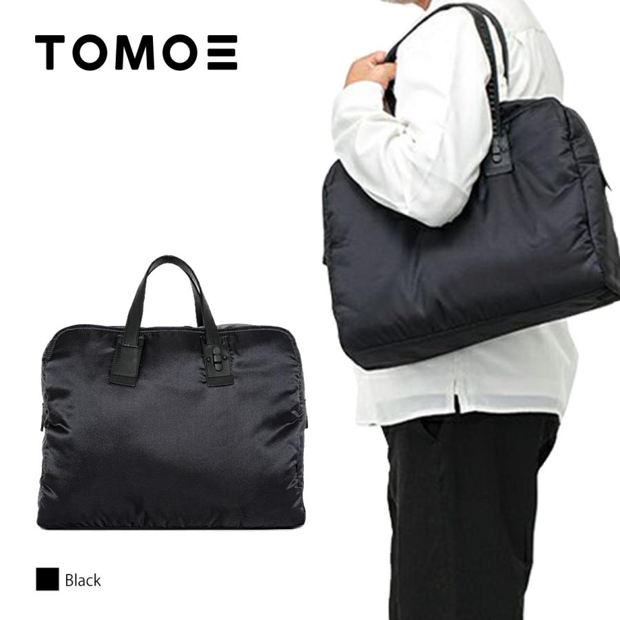 【美品】 TOMOE トモエ レザー ナイロン ブリーフケース バッグ B4対応 TOMOE トモエ ブリーフケース メンズ レディース INTRO レザー