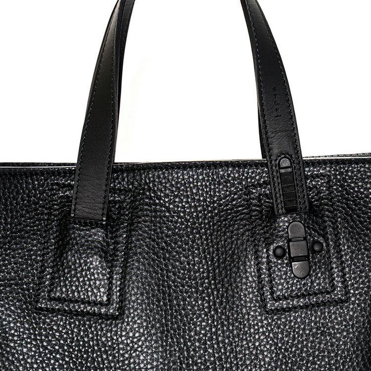 TOMOE トモエ INTRO レザートート タテ ブラック 美品 TOMOE トモエ トートバッグ メンズ レディース INTRO トート