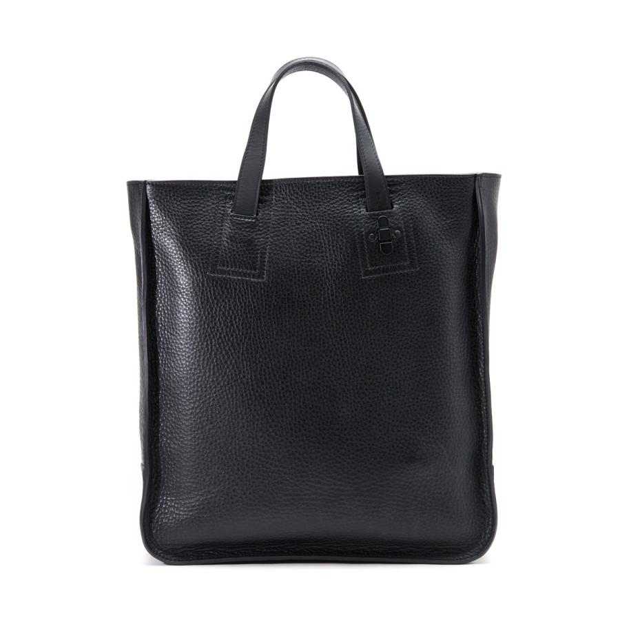 TOMOE トモエ INTRO レザートート タテ ブラック 美品 TOMOE（トモエ） トートバッグ メンズ レディース INTRO トート タテ