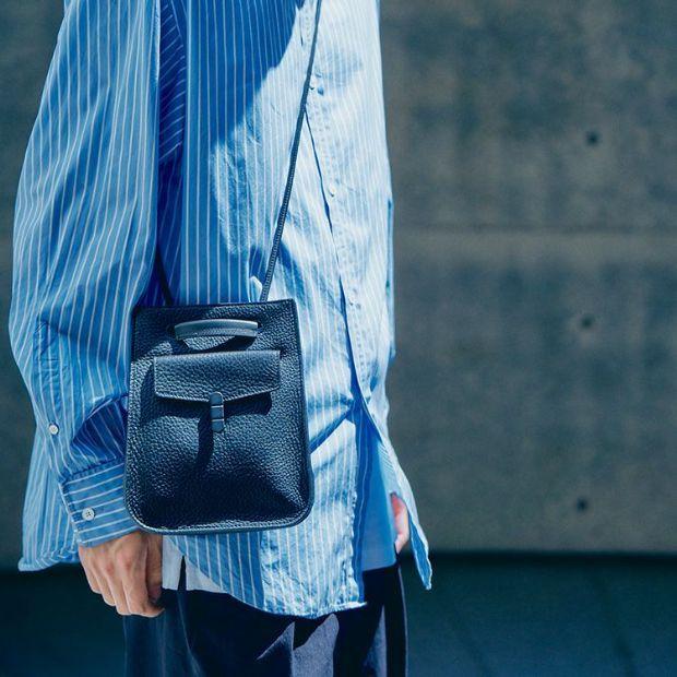 TOMOE トモエ 2WAY ショルダーバッグ S 巾着 本革 UTILITY UBS 
