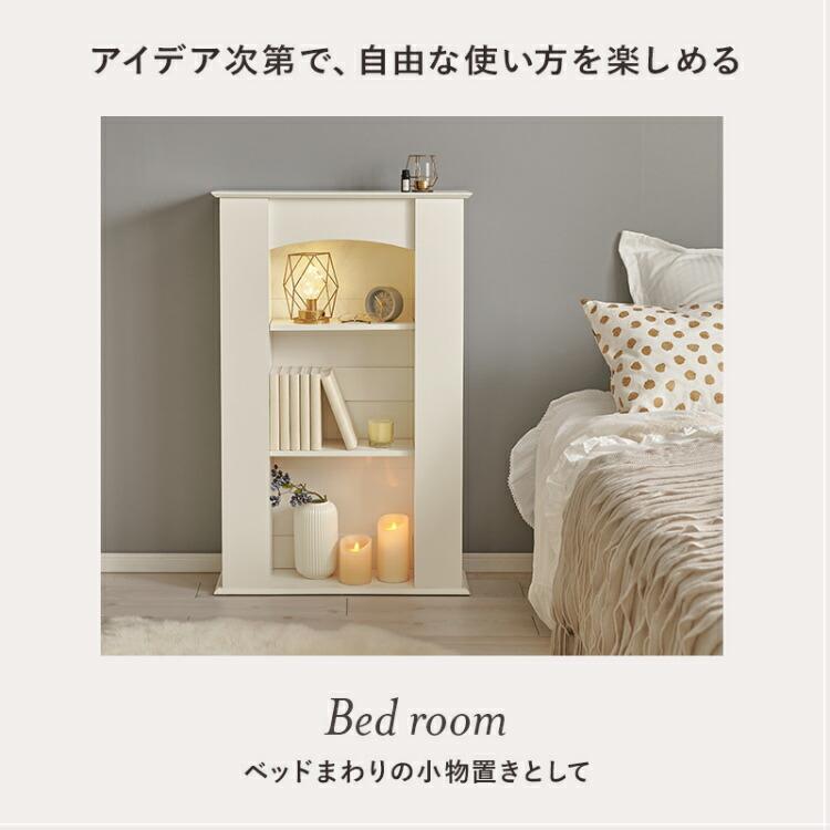 マントルピース ハンドメイド ホワイト インテリア　飾り棚 暖炉 リビング 家具 Amazon｜[MRG] 完成品 マントルピース 暖炉風 飾り棚 組み立て不要