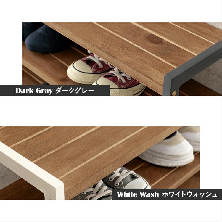 シューズラック 靴棚 おしゃれ 下駄箱 ウッドラック オープンラック