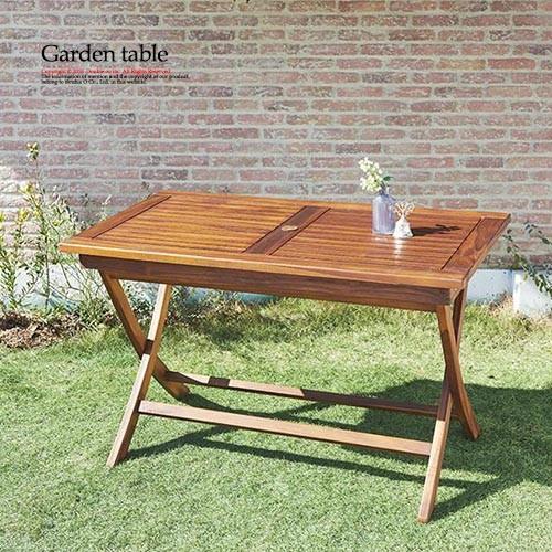 ガーデンテーブル おしゃれ 木製テーブル 北欧 木製 テラス 折りたたみ 幅1cm 天然木 チーク ガーデン テーブル 作業台 屋外 折り畳み 長方形 業務用 キャンプ サムライ家具 通販 Yahoo ショッピング