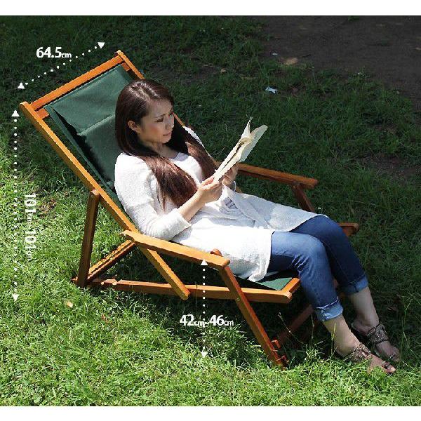 爆買 屋外 椅子 リクライニング ガーデンチェア 木製 庭 ベランダ