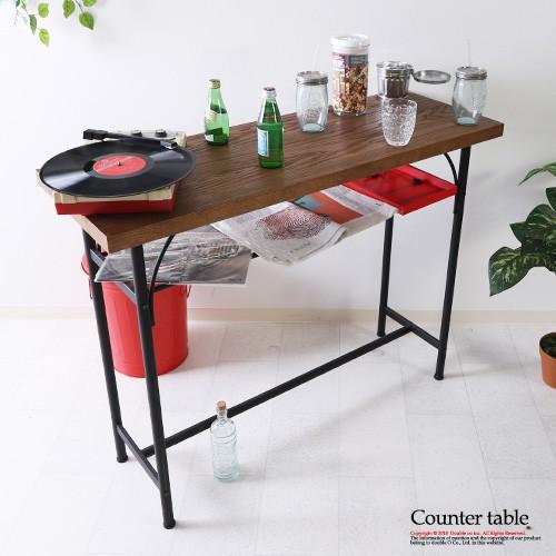 手数料安い カウンターテーブル おしゃれ ハイテーブル 木製 北欧 バーテーブル アンティーク テーブル 収納棚 長方形 高さ85cm アイアン 机 公式の Www Thedailyspud Com