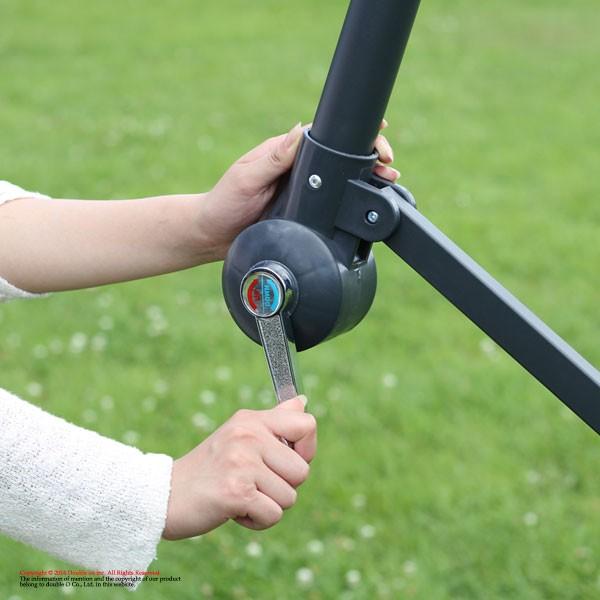 ハンギングパラソル 3m 大型 おしゃれ 屋外 日よけ 撥水 UVカット