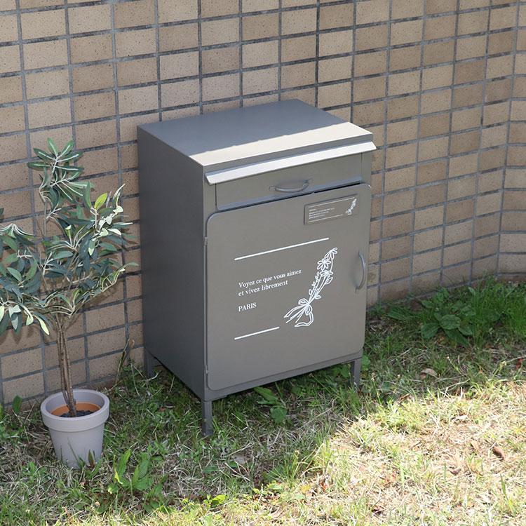 宅配ボックス 戸建 置き型 郵便ポスト 大型 大容量 おしゃれ 2段 鍵