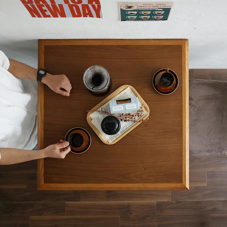 ダイニングテーブル 2人用 木製 テーブル おしゃれ アイアン脚 75cm