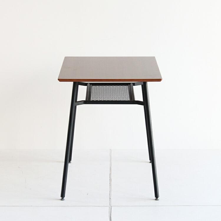 ダイニングテーブル 2人 単品 木製 テーブル 2人用 長方形 天然木 アイアン カフェテーブル ウォールナット おしゃれ 北欧 アンティーク｜double-oo｜11
