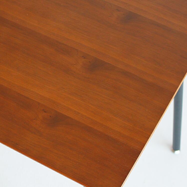 ダイニングテーブル 2人 単品 木製 テーブル 2人用 長方形 天然木 アイアン カフェテーブル ウォールナット おしゃれ 北欧 アンティーク｜double-oo｜06