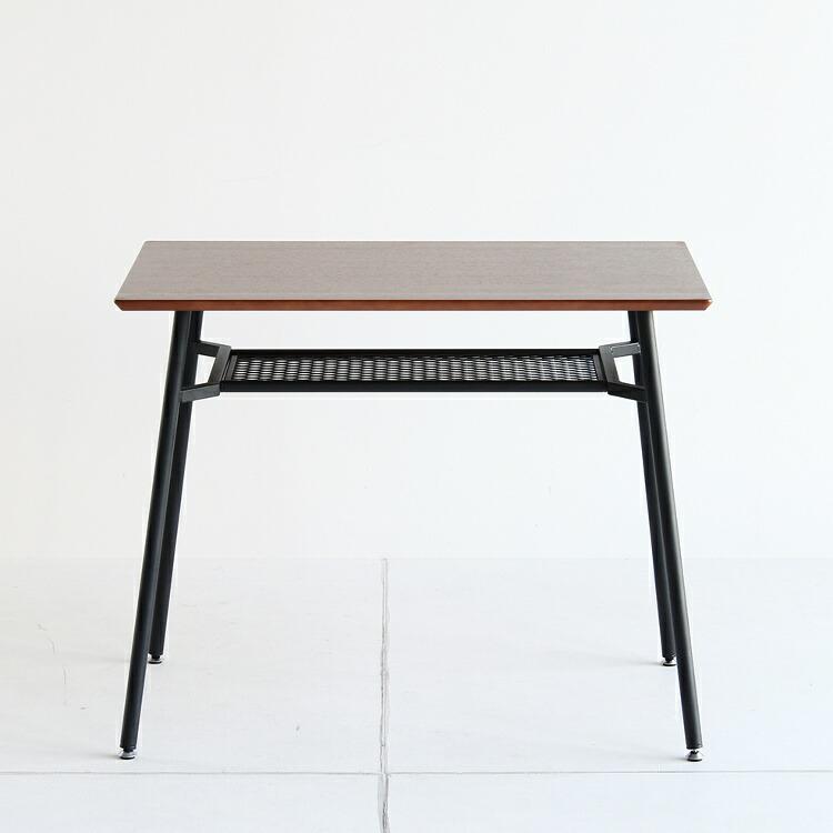 ダイニングテーブル 2人 単品 木製 テーブル 2人用 長方形 天然木 アイアン カフェテーブル ウォールナット おしゃれ 北欧 アンティーク｜double-oo｜09