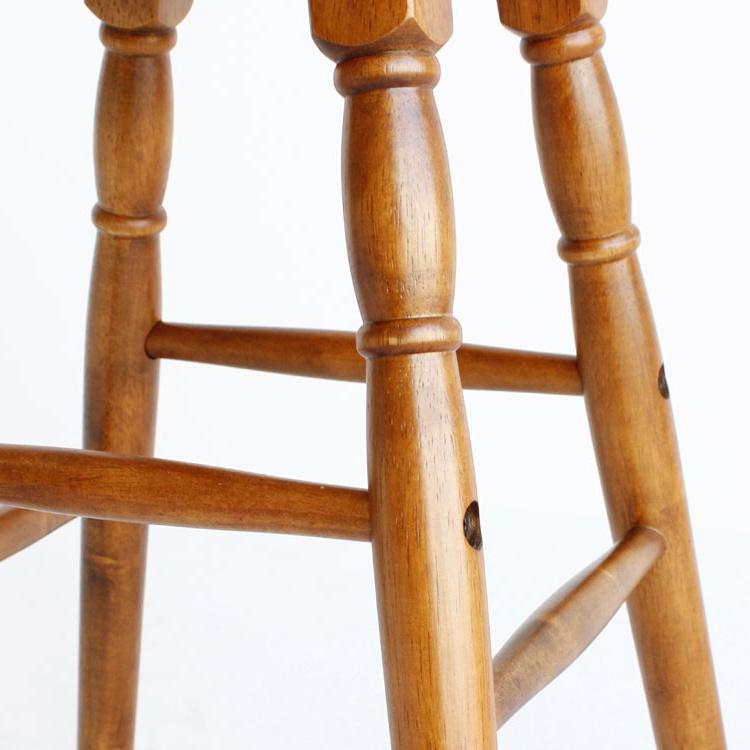 丸椅子 木製 スツール 45cm 丸スツール おしゃれ アンティーク風 玄関