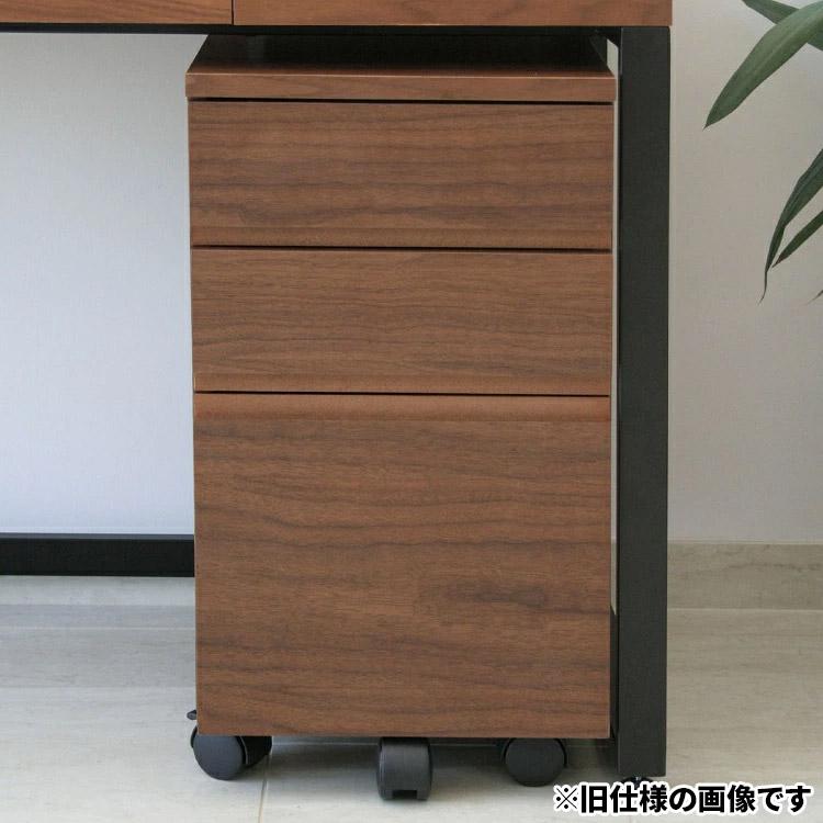 サイドワゴン デスク下収納 木製 デスクワゴン 机下 引き出し テーブル