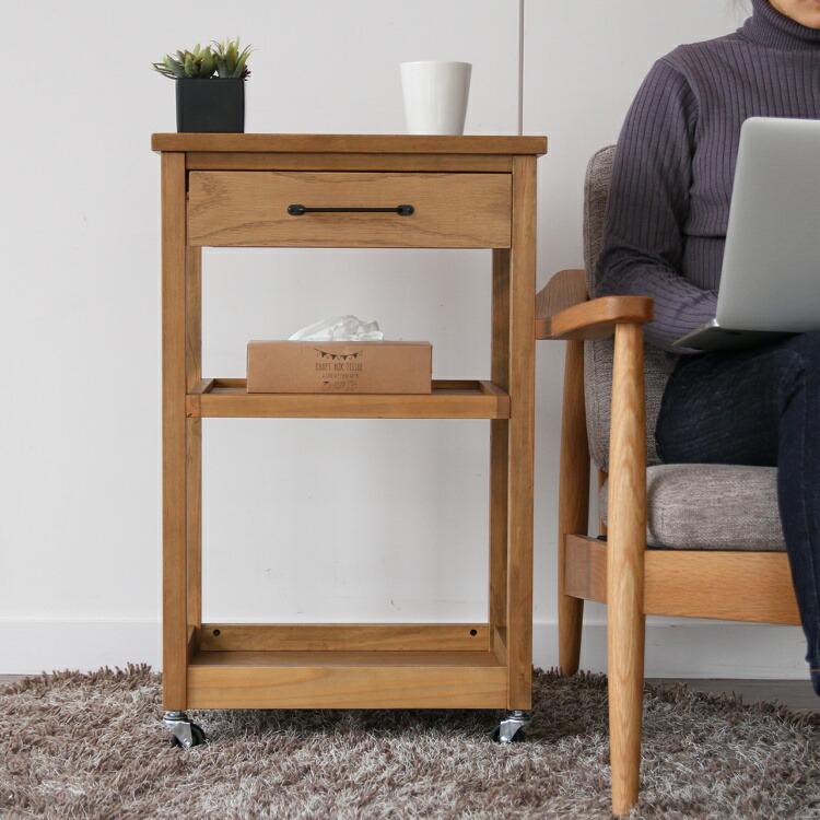 キッチンワゴン 木製 キッチン収納 キャスター付き キッチン