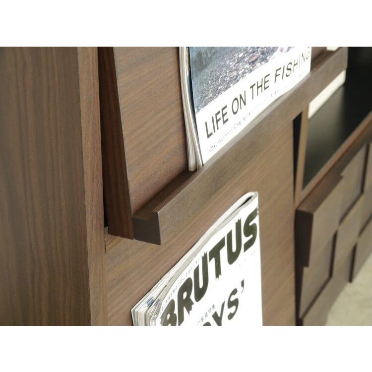 ディスプレイラック フラップ扉 幅80cm 完成品 日本製 おしゃれ