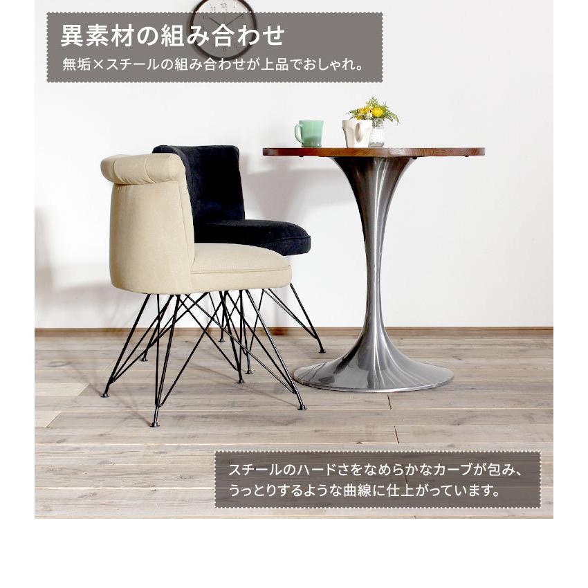 カフェテーブル 丸 70cm 2人用 おしゃれ 一本脚 木製 無垢