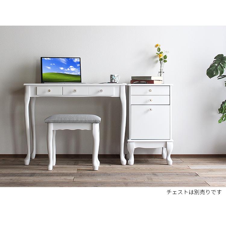 ドレッサー おしゃれ デスク ドレッサーセット 北欧 シンプル 鏡なし チェア セット アンティーク かわいい テーブル 白 姫系 机 ホワイト 引き出し スツール 25 328 サムライ家具 通販 Yahoo ショッピング