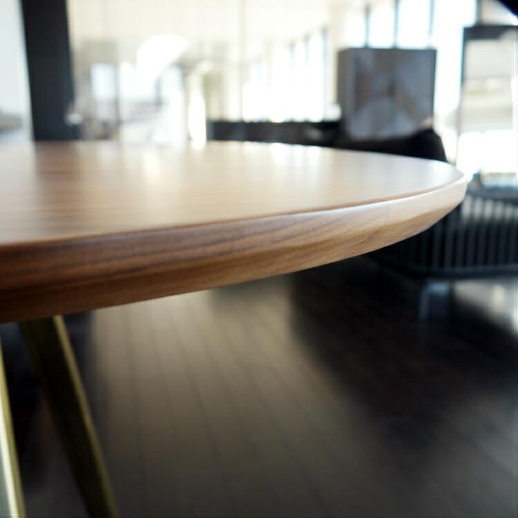 ダイニングテーブル おしゃれ テーブル 北欧 無垢 木製 楕円 円 ラウンドテーブル 4人掛け モダン 四人用 ウォールナット ダイニング アンティーク 天然木 食卓 25 331 サムライ家具 通販 Yahoo ショッピング