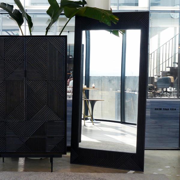 数量は多 ミラー おしゃれ 全身鏡 モダン シンプル 全身 鏡 大型 姿見 木製 黒 モダン 業務用 大きい 全身ミラー アンティーク ブラック 木枠 流行に Www Technet 21 Org