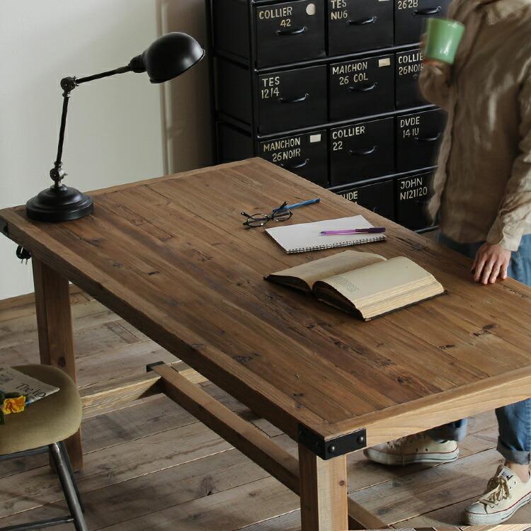 ダイニングテーブル 4人掛け 古材 おしゃれ 木製 単品 ダイニング