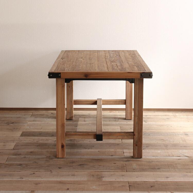 ダイニングテーブル 4人掛け 古材 おしゃれ 木製 単品 ダイニング