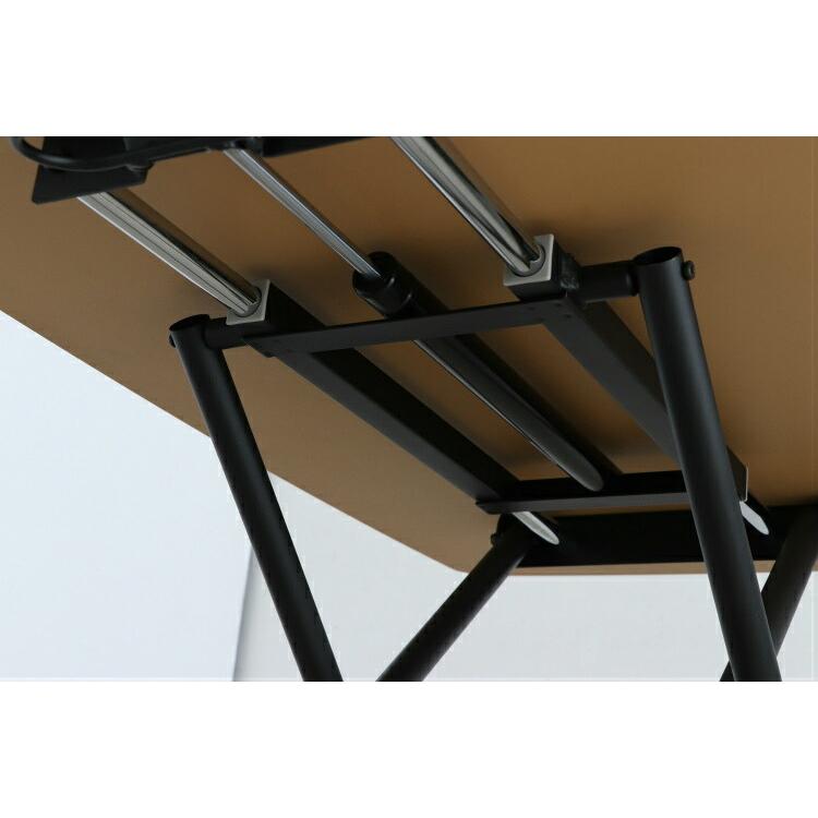 昇降式テーブル 無段階 折りたたみ 昇降 テーブル 高さ調節 90