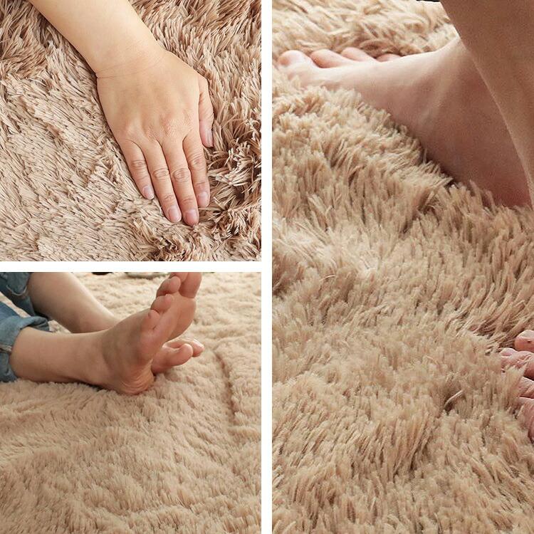 6畳 ラグ シャギーラグ 洗える 240×340 抗菌 カーペット 絨毯