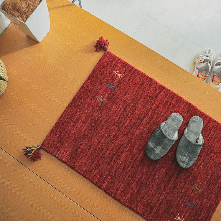 ギャッベ　マット　60×90cm 玄関マット 風水 屋内 ギャッベ 60×90 ギャベ 北欧 天然素材 60 90