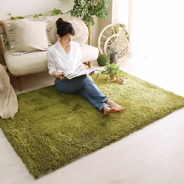 ラグ おしゃれ 春夏 シャギー ラグマット 北欧 シンプル 無地 3畳 毛足が長い ラグカーペット 一人暮らし 三畳 ふわふわ オールシーズン 190 240 シャギーラグ 27 486 240 サムライ家具 通販 Yahoo ショッピング