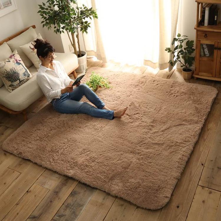 爆買 シャギー ラグ 洗える じゅうたん 1.5畳 カーペット 防音 オール