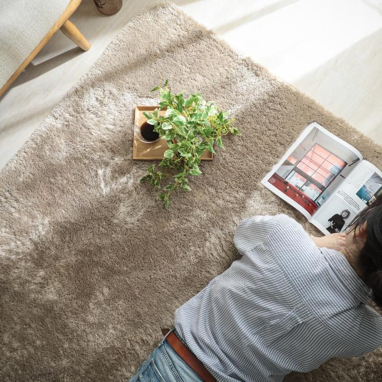 シャギー ラグ カーペット 洗える ラグマット オールシーズン ふわふわ