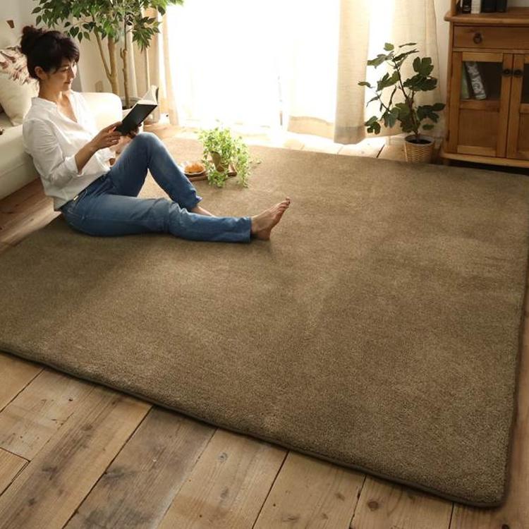 ラグマット 極厚 カーペット 洗える 1.5畳 ラグ 絨毯 厚手 オール