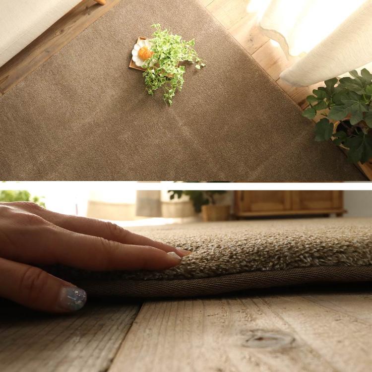 ラグ カーペット 3畳 洗える 厚手 秋用 ラグマット 190×240 極厚 じゅ