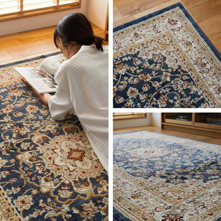 ペルシャ カーペット 絨毯 ラグ マット 新生活 2畳 3畳 6畳 8畳 洗濯 ペルシャ絨毯 花柄 ラグ カーペット 洗える 3畳 2畳 1畳