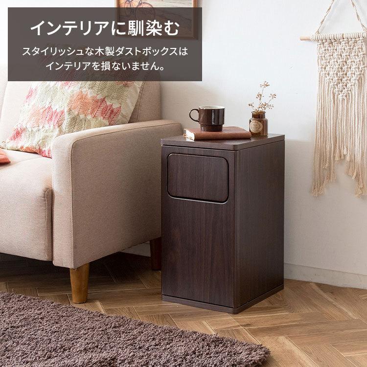 ゴミ箱 20L 20リットル 木製 リビング ダストボックス おしゃれ 家具調