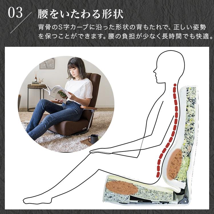 回転座椅子 座イス レバー式 13段リクライニング フルフラット 腰痛 回転式 肘掛け付 アームチェア ハイバック MY-0325 座椅子 レバー式 回転 肘掛け付き ハイバック 高齢者 リクライニング