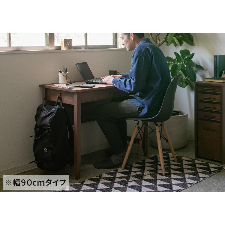 木製デスク 引き出し付き ナチュラル　幅100cm奥行55cm デスク 引き出し付き 幅100cm 奥行50cm 木製 天然木 おしゃれ 高級感