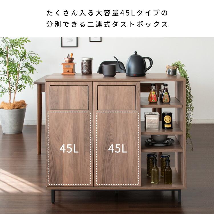 ゴミ箱 45リットル 45L ダストボックス おしゃれ ゴミ箱に見えない