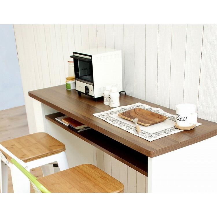 テーブル カウンターテーブル おしゃれ ダイニングテーブル 高さ85cm デスク 白 カウンター バーカウンター カウンターキッチン ホワイト 対面 コンセント付き 31 226 サムライ家具 通販 Yahoo ショッピング