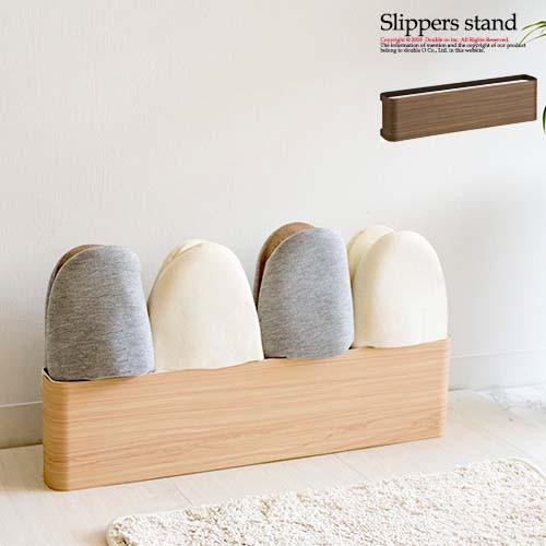 スリッパラック おしゃれ スリッパ収納 北欧 木製 木目 スリム コンパクト ロータイプ 玄関 ルームシューズ スリッパ 31 592 サムライ家具 通販 Yahoo ショッピング