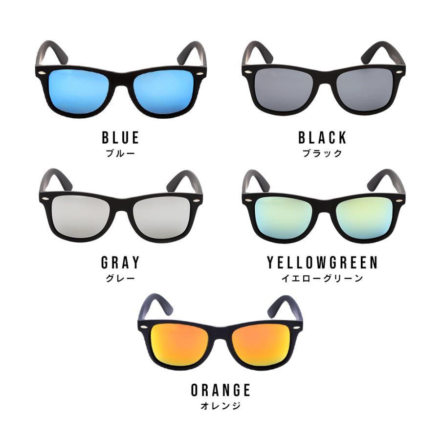 サングラス メンズ レディース UVカット スモーク 薄い色 おしゃれ