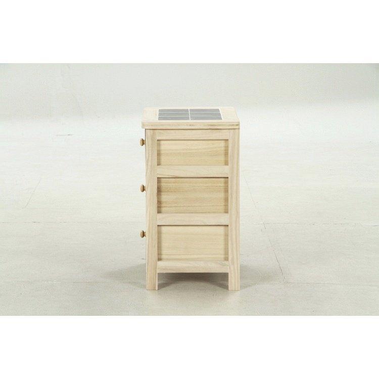 チェスト おしゃれ 3段 桐製 幅40×奥行30×高さ52cm |  | 02